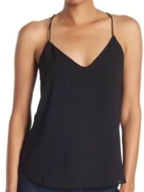 J. Crew Black Strappy Tank